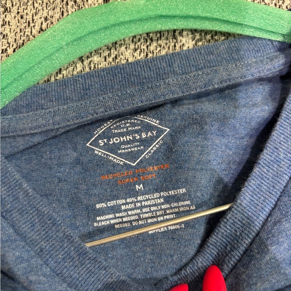 St. John's Bay Heather Gray Short Sleeve Tee - Picture 2 of 3